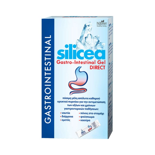 HUBNER Silicea Gastro-Intestinal Gel DIRECT πόσιμη γέλη γαστρεντερικών παθήσεων 6x15ml