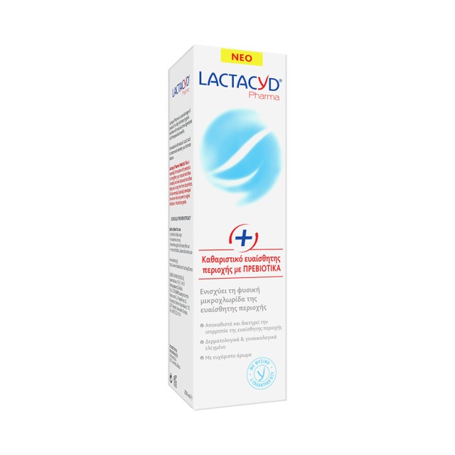 LACTACYD Prebiotic Plus Καθαριστικό Ευαίσθητης Περιοχής με Πρεβιοτικά 250ml