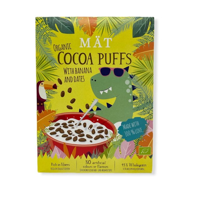 MAT ORGANIC Cereal Cocoa Puffs Βιολογικά Δημητριακά 275gr