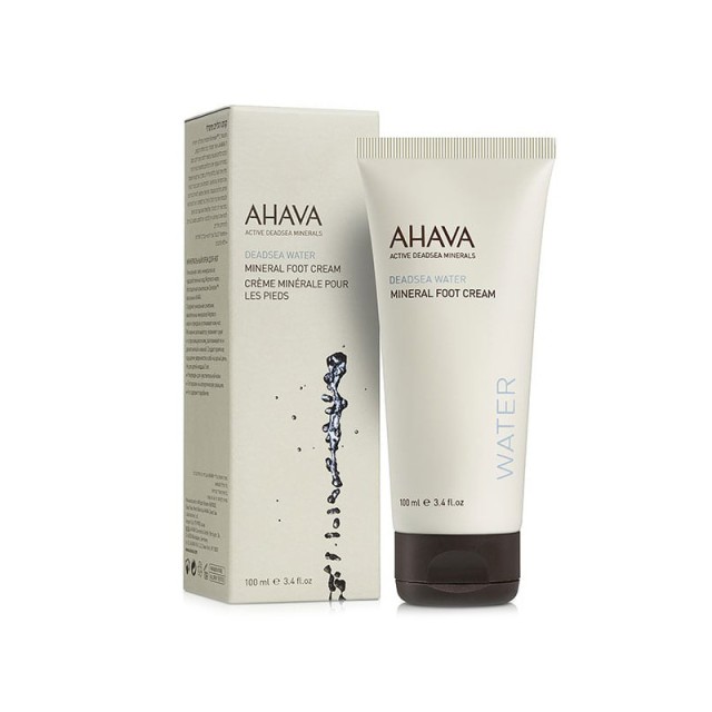 AHAVA Mineral Foot Cream Ενυδατική Κρέμα Ποδιών 100ml