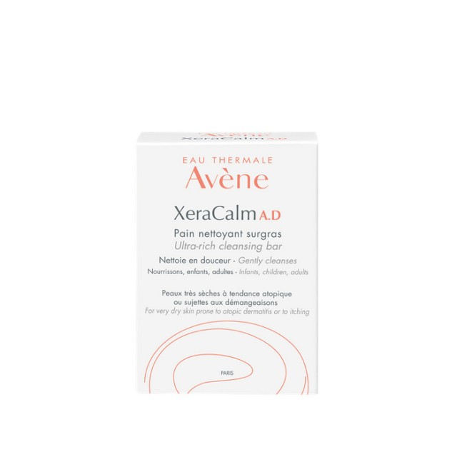 AVENE XeraCalm A.D Υπερλιπαντική Στερεή Πλάκα Καθαρισμού για το Ξηρό Δέρμα με Τάση Ατοπίας 100gr