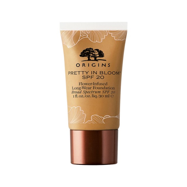 ORIGINS Pretty In Bloom™ Flower-Infused Long-Wear Foundation SPF20 - 540 Medium Deep Golden Warm 30ml