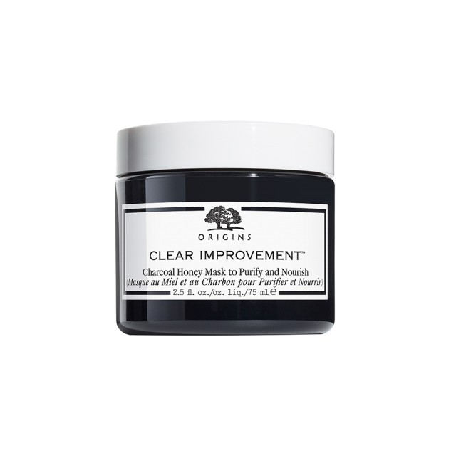 ORIGINS clear improvement™ charcoal honey mask to purify & nourish Μάσκα Προσώπου με Ενεργό Άνθρακα και Μέλι για Βαθύ Καθαρισμό και Θρέψη 75ml