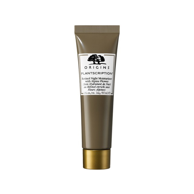 ORIGINS plantscription™ retinol night moisturizer with alpine flower Ενυδατική Θρεπτική Κρέμα Νύχτας με Ρετινόλη 30ml