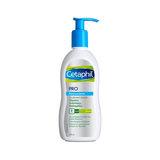 CETAPHIL Pro Restoraderm Ενυδατική Λοσιόν Σώματος για Ξηρές Επιδερμίδες με τάση Ατοπίας 295ml