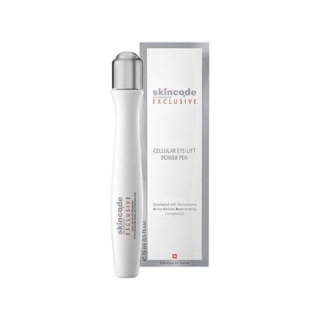SKINCODE Exclusive Cellular Eye Lift Power Pen Ενυδατικός Ορός-Στυλό για Μαύρους Κύκλους & Σακούλες 15ml