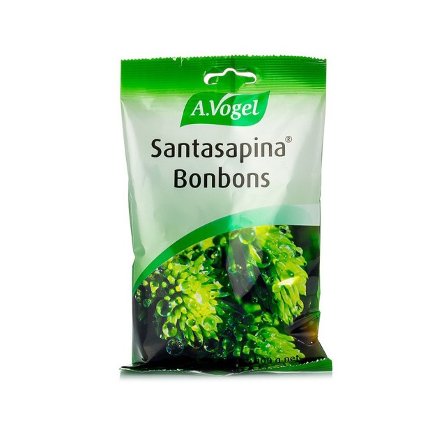 A VOGEL Santasapina Bonbons 100gr (Stuffed candies for sore throat and cough from wild fir)
