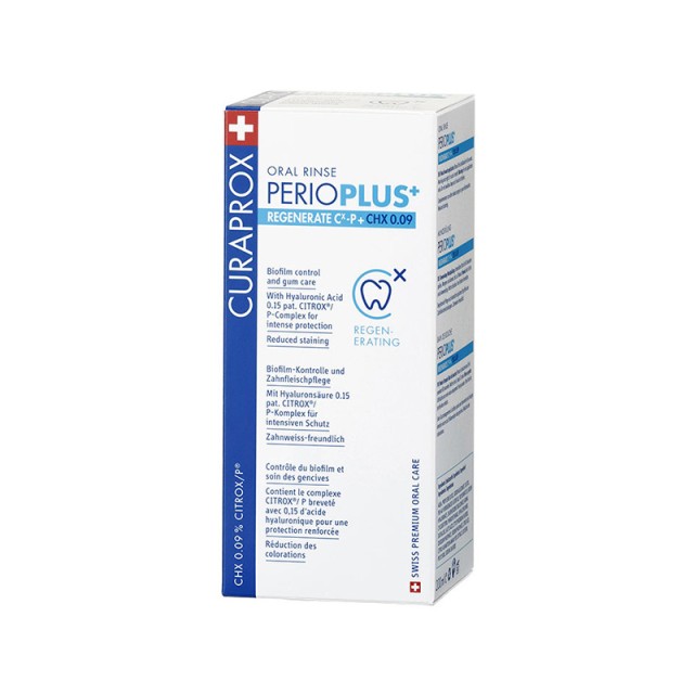 CURAPROX Perio Plus Regenerate 0.09% CHX Στοματικό Διάλυμα κατά της Ουλίτιδας 200ml