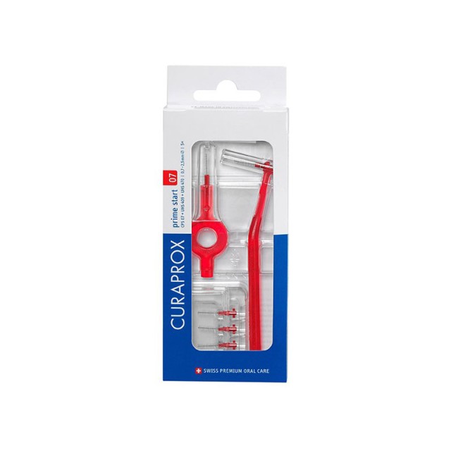 CURAPROX CPS 07 Prime Start Μεσοδόντια Βουρτσάκια Κόκκινο 5 Τεμάχια