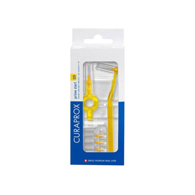 CURAPROX CPS 09 Prime Start Μεσοδόντια Βουρτσάκια Κίτρινο 5 Τεμάχια