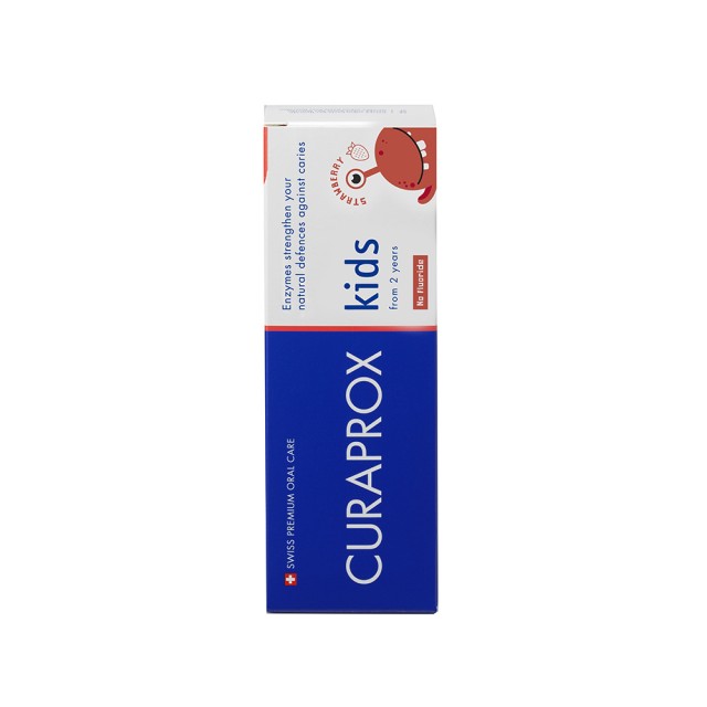 CURAPROX baby toothpaste Παιδική Οδοντόκρεμα με Γεύση Φράουλα, 2+ Χωρίς Φθόριο 60ml