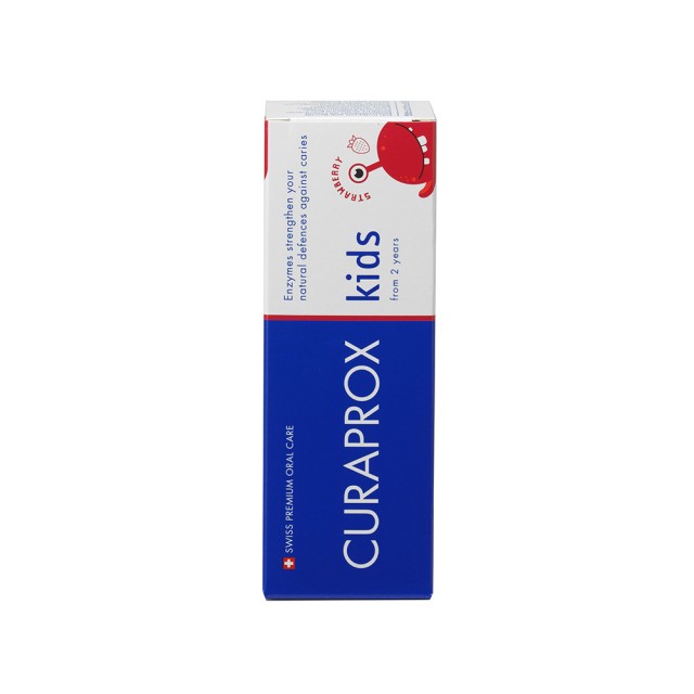 CURAPROX childrens toothpaste Παιδικη Οδοντόκρεμα με Γεύση Φράουλα 2+ 950ppm με Φθόριο 60ml