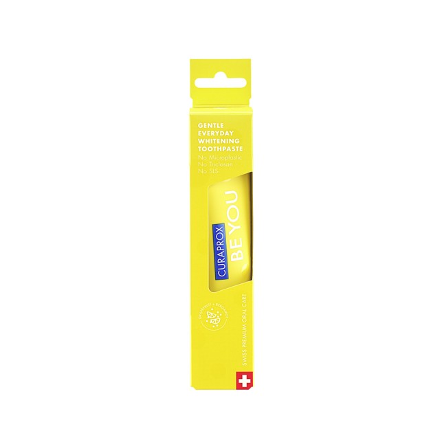CURAPROX BE YOU Grapefruit + Bergamot Λευκαντική Οδοντόκρεμα Για Καθημερινή Χρήση Με Περγαμόντο Και Γκρέιπφρουτ 60ml