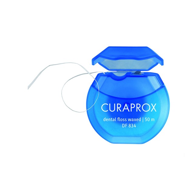 CURAPROX DF 834 Οδοντικό Νήμα Κηρωμένο 50m