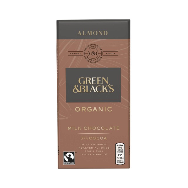 GREEN & BLACK’S σοκολάτα γάλακτος με αμύγδαλο 90gr