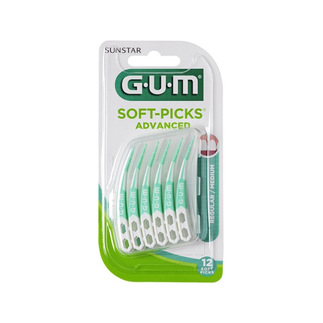 GUM 650 Soft Picks Advanced Regular Μεσοδόντια Βουρτσάκια 30 τμχ