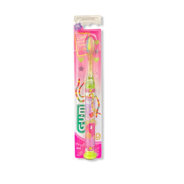 GUM 903M Junior Monster Light-Up Παιδική Οδοντόβουρτσα με Φωτεινή Ένδειξη 7-9 ετών