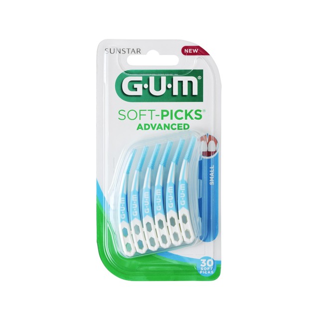 GUM 649 Soft Picks Advanced Small Μεσοδόντια Βουρτσάκια 30τμχ