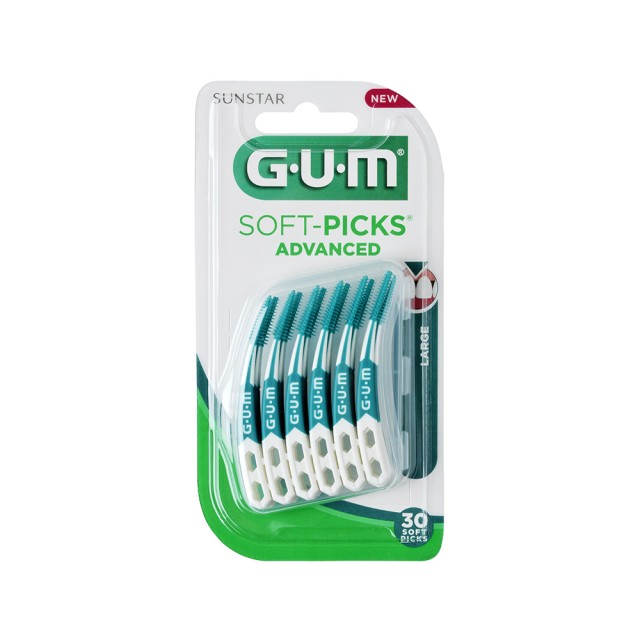 GUM 651 Soft Picks Advanced Large Μεσοδόντια Βουρτσάκια 30τμχ