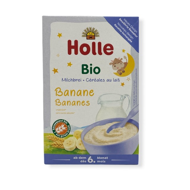 HOLLE Baby cream Βιολογική Βρεφική Κρέμα Μπανάνα & Γάλα από 4m+ 250gr