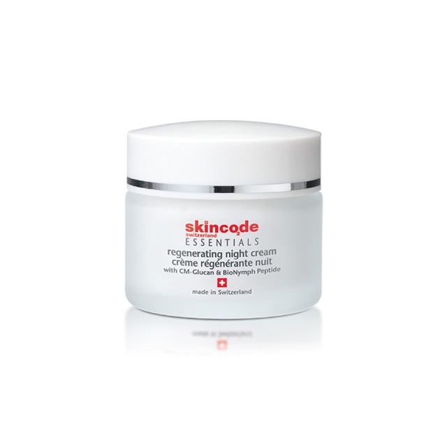 SKINCODE Essentials Regenerating Night Cream Κρέμα Νύχτας που Θρέφει & Ενυδατώνει 50ml