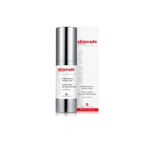 SKINCODE Alpine White Brightening Eye Contour Cream Κρέμα Για Το Περίγραμμα Των Ματιών 15ml