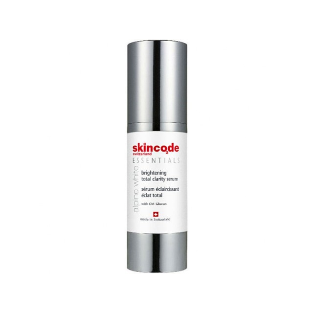 SKINCODE Alpine White Brightening Total Clarity Serum Ορός Διόρθωσης Πανάδων & Κηλίδων 30ml