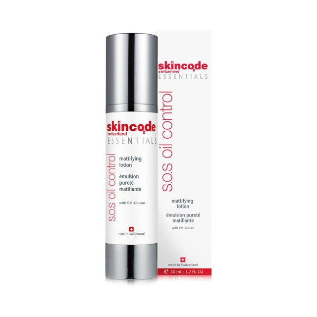SKINCODE Essentials S.O.S Oil Control Mattifying Lotion Λοσιόν για Λιπαρό Δέρμα 50ml