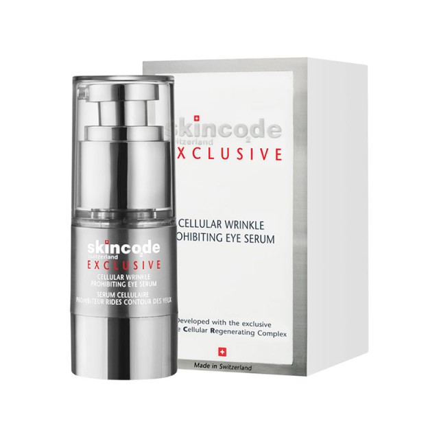 SKINCODE Exclusive Cellular Wrinkle Prohibiting Eye Serum Συσφικτικός Ορός για τα Μάτια με Υαλουρονικ? Οξύ 15ml