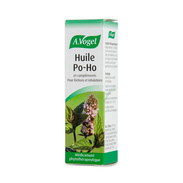 A VOGEL Po-Ho-Oil 10ml (Σύνθεση αιθερίων ελαίων για καταρροή, κρυολόγημα, πονοκέφαλο, μπούκωμα)