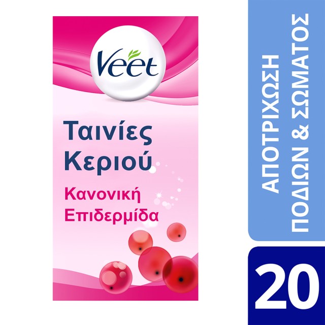 VEET Ταινίες Κρύου Κεριού για Σώμα & Πόδια 20τμχ