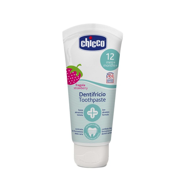 CHICCO Οδοντόκρεμα με Γεύση Φράουλα για 12m+ 50ml