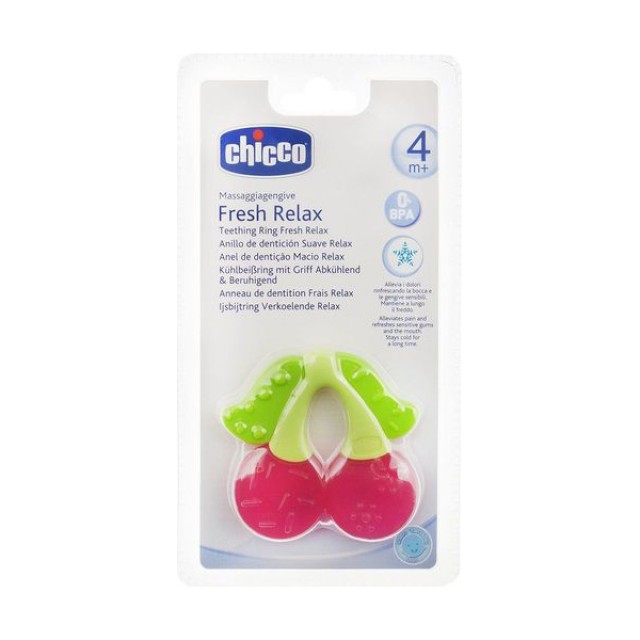 CHICCO Refreshing Toothpick Cherry 1pc 4m +