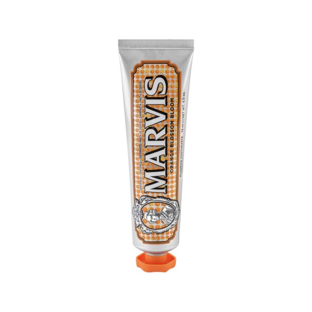MARVIS Orange Blossom Bloom Mint Οδοντόκρεμα Με Γεύση Άνθη Πορτοκαλιάς, Δυόσμο Και Μέντα 75ml