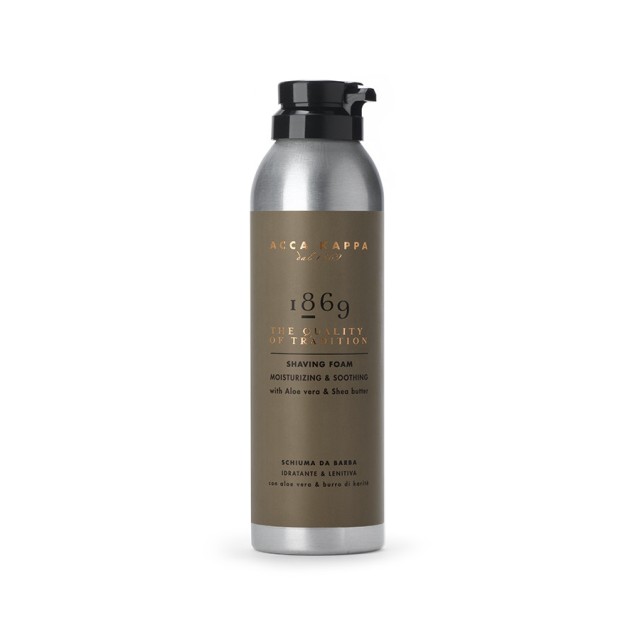 ACCA KAPPA 1869 shaving foam moisturizing and soothing with aloe vera & shea butter 200ml