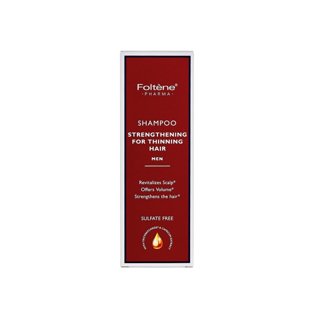 FOLTENE PHARMA Strengthening Shampoo Δυναμωτικό Σαμπουάν για Μαλλιά με Τάση Τριχόπτωσης Για Άνδρες Χωρίς Θειικά Άλατα 200ml