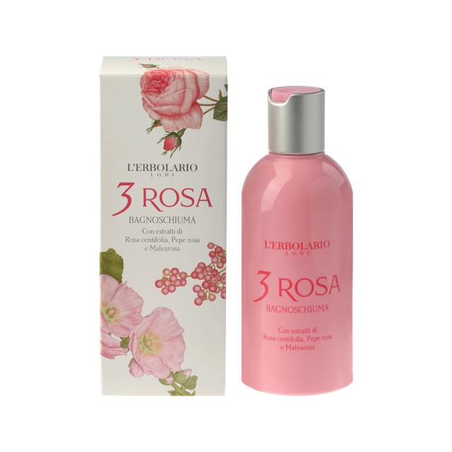 LERBOLARIO 3 Rosa Αφρόλουτρο 250ml