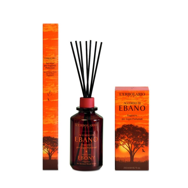 L’ERBOLARIO Accordo Di Ebano Αρωματικό Χώρου με Sticks 200ml