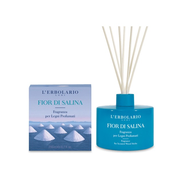 L’ERBOLARIO Fior Di Salina Αρωματικό Χώρου με Sticks Fragrance Scented Wood Sticks 200ml