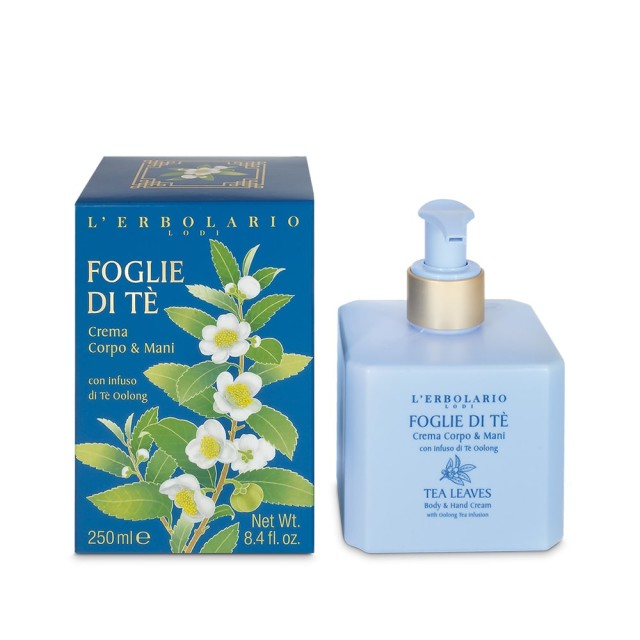 LERBOLARIO - FOGLIE DI TE Crema corpo & mani Κρέμα Σώματος και Χεριών 250ml