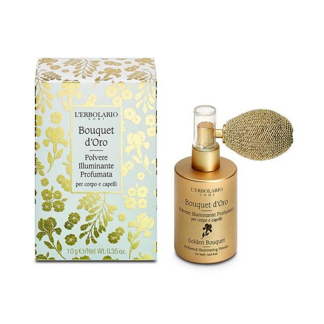 L’ERBOLARIO Bouquet d’Oro Αρωματική Πούδρα Λάμψης 10gr