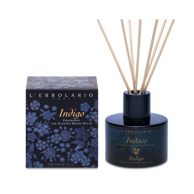 LERBOLARIO Αρωματικό Χώρου με Sticks Indaco 200ml
