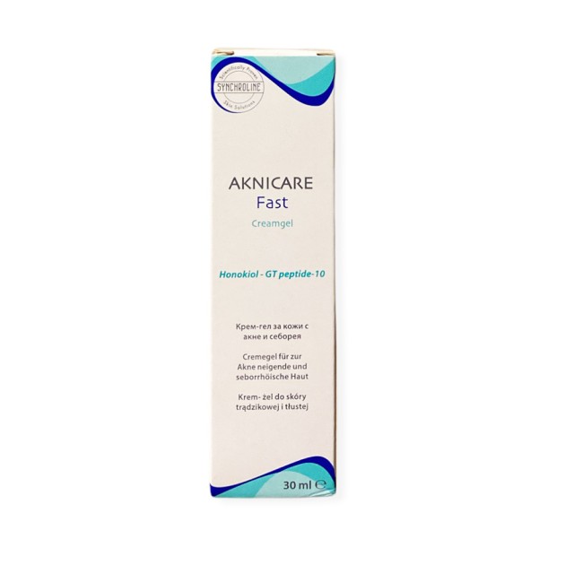 SYNCHROLINE aknicare fast Κρέμα Για Την Ακνεϊκή και Σμηγματορροϊκή Επιδερμίδα 30ml