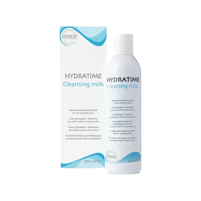 SYNCHROLINE Hydratime Γαλάκτωμα Καθαρισμού για Πρόσωπο & Λαιμό 250 ml