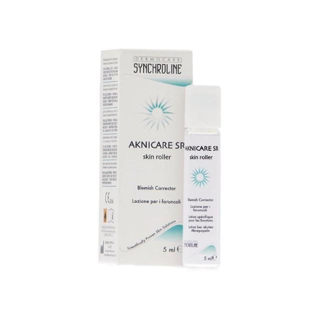 SYNCHROLINE Aknicare Skin Roller Διάλυμα για τις Ακνεικές Βλάβες 5ml