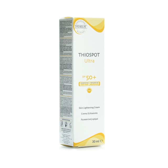 SYNCHROLINE Thiospot Ultra SPF50 Λευκαντική Κρέμα Προσώπου 30ml