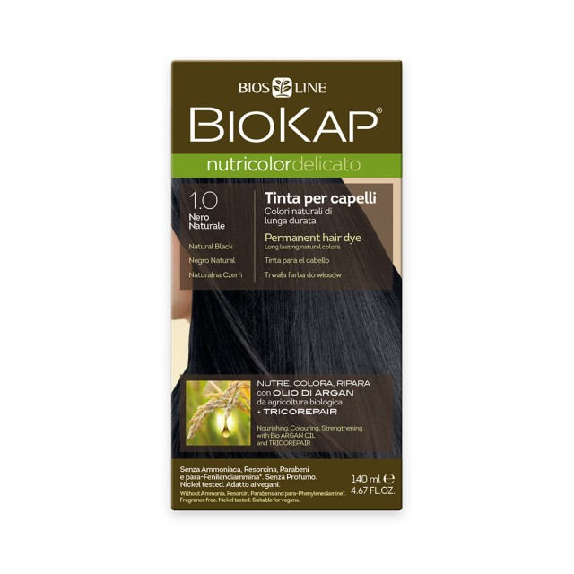 BIOKAP Nutricolor Delicato 1.00 Natural Black