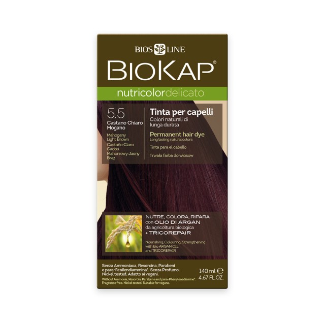 BIOKAP Nutricolor Delicato 5.5 Mahogany Light Brown
