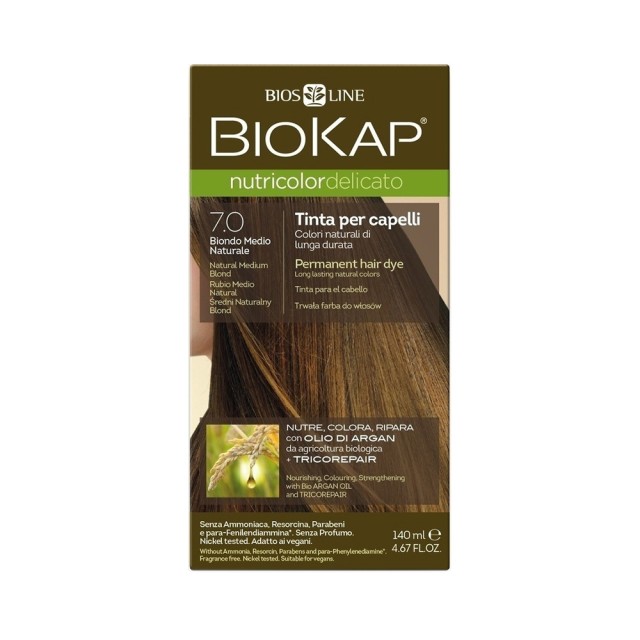 BIOKAP delicato 7.0 blonde natural gold
