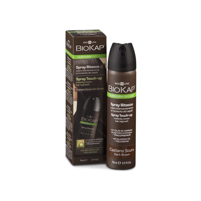 BIOKAP Nutricolor Spray για την κάλυψη της Ρίζας Touch-Up Dark Brown